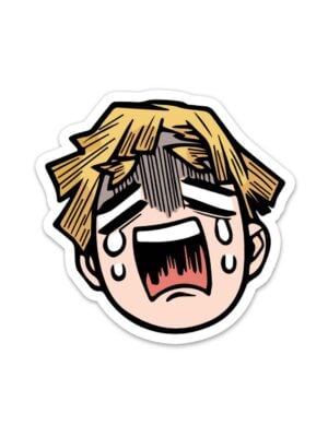 zenitsu_cryface_comicsense.jpg Crying SlayerSticker